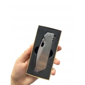 canivete inox semi automatico com clip 888M