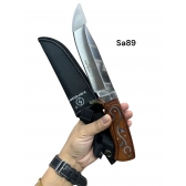 Faca De Caça Pesca Churrasco Luxo Fulltang Inox 1026 Sa89