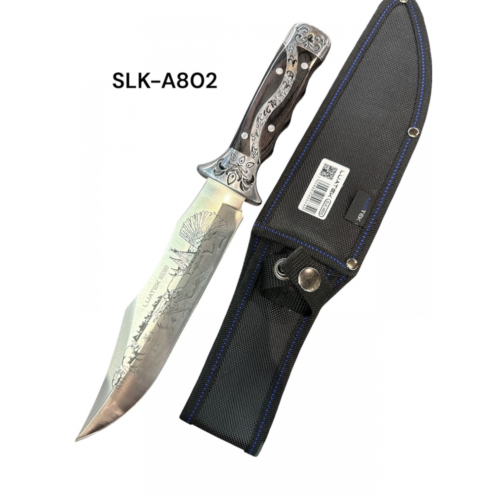 faca luxo churrasco lamiana desenhada SLK-A802