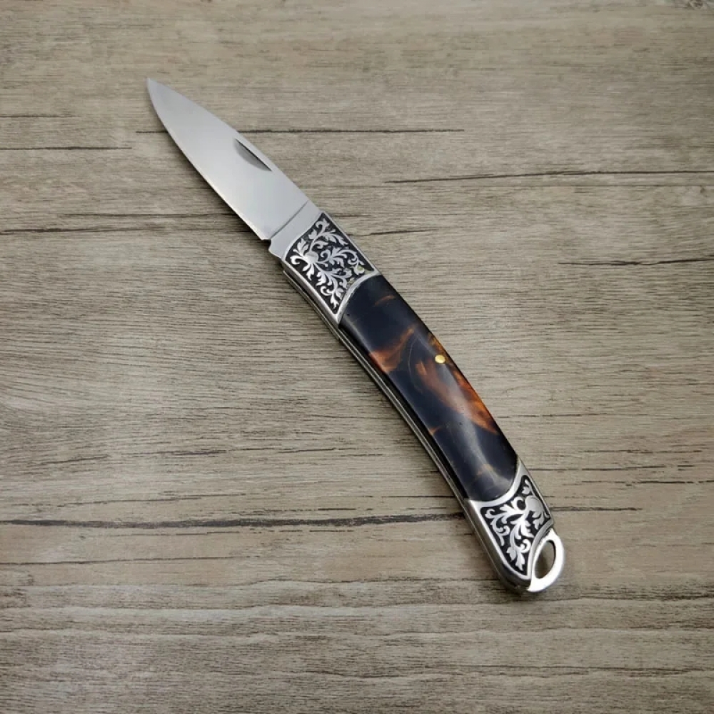 Canivete Britânica EDC  alça de resina, bolso, requintado 1594