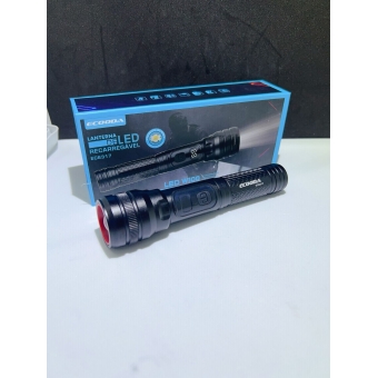 Lanterna LED 6317 10.000 Lumens Foco Ajustável Bateria Digital