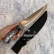 Faca De Caça Churrasco Full Tang Modelo Luxo C/ Bainha Nylon   1168