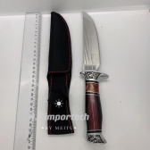Faca De Caça Pesca Churrasco Luxo Fulltang Inox 0702/1435