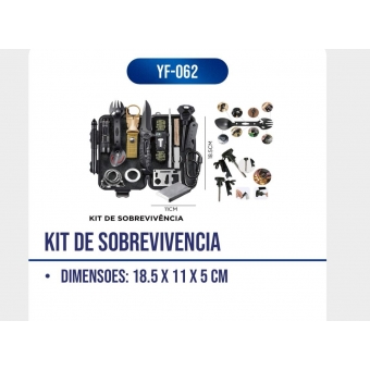 Kit De Sobrevivencia pesca , camping , trilha YF-062