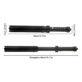 Lanterna Led Tática Bastão Retrátil Autodefesa Recarregável KA-6430