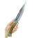 Faca Luxo Churrasco Pesca Cabo De Osso Taue A9873