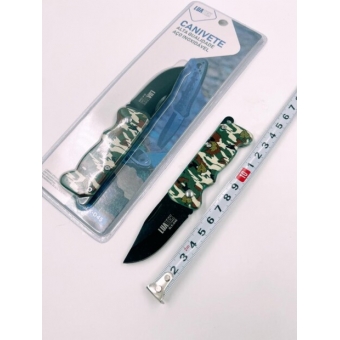 Canivete Dobrável Aço Inox 13cm Camping SLK-D45