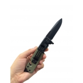 Canivete Top Black Green Com Corta Cinto DA323GN