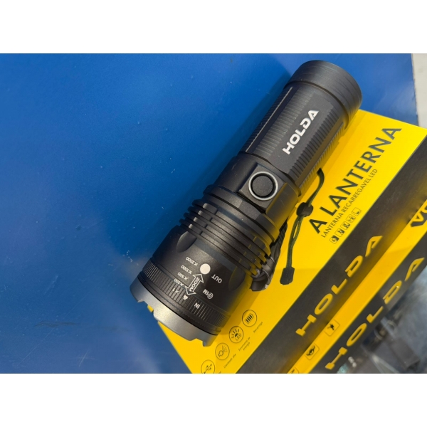 Lanterna tática recarregável de LED de alta potência Holda H3792