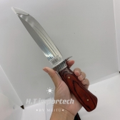 Faca De Caça Churrasco Full Tang  Luxo C/ Bainha Nylon 1238