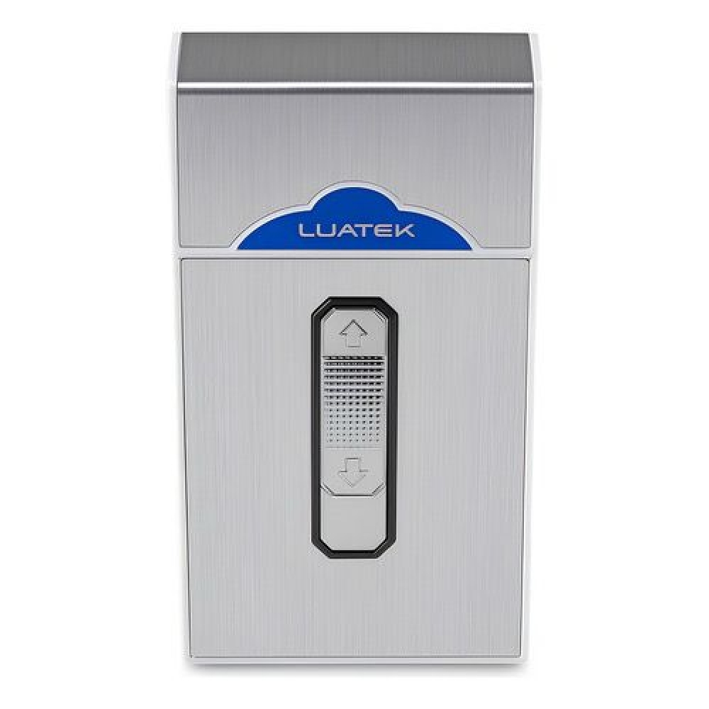 Carteira Porta Cigarro  Com Acendedor Isqueiro LH-076 - PRATA