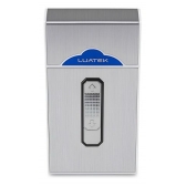 Carteira Porta Cigarro  Com Acendedor Isqueiro LH-076 - PRATA
