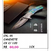 Canivete Artesanal Aço Damasco VG10 • CYL-91