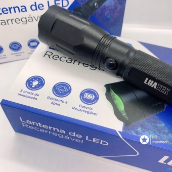 Lanterna Led Verde Para Caça Resistente A Agua 3 niveis de iluminação Lua Tek 410