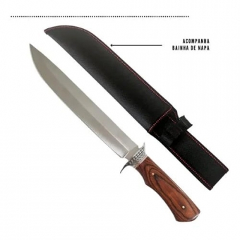 Faca  Luxo  Churrasco Full Tang  40 Cm L-35 /0990