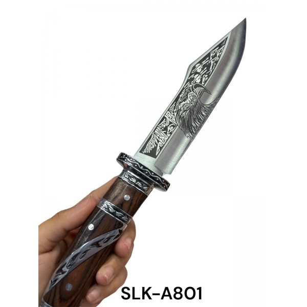faca luxo churrasco lamina desenhada aGUIA SLK-A801