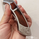 Mini Faca De Caça Churrasco Full Tang Modelo Bainha Slk-a46