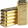 Isqueiro Recarregavel Gas luxo Gold