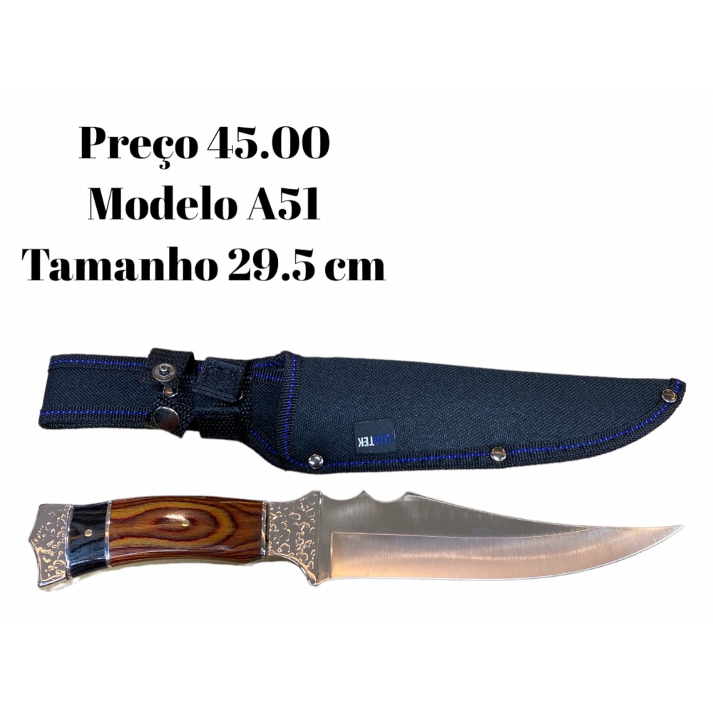 Faca Luxo Fulltang  Churrasco A51