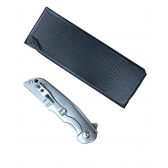 Canivete Inox Semi Automatico Com Clip cyl-89