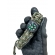 Pulseira + Canivete + Bússola + Pederneira Camuflado Verde