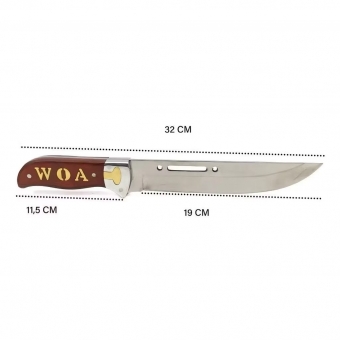 FACA CHURRASCO FULLTANG WOA 7065