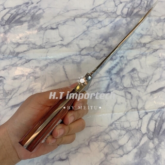 Faca De Caça Pesca Churrasco Luxo Fulltang Inox TB-1519