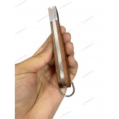 Canivete Araguari  Manual cabo madeira Lamina aço inox  Pica Fumo  cavagadas pescarias ou uso cotidiano  X012