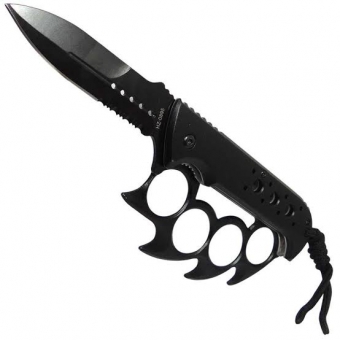 Soco Inglês Com Canivete Tático Militar 0895