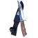 Faca Churrasco Full Tang Caça Pesca Luxo Bainha Nylon 1242