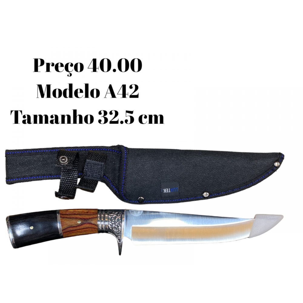 Faca Churrasco Caça e Pesca  Luxo 1815 1183