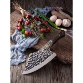 Facas chinesas de cozinha forjadas à mão, faca de chef, cutelo de carne, Vegetais frutas, picador