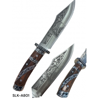 faca luxo churrasco lamina desenhada aGUIA SLK-A801