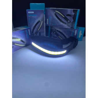 Lanterna Cabeça Fita Led Com Sensor Luz Branca  Ecooda