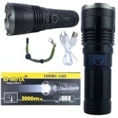 Lanterna Tática Led 2000m+ Compacta E Potente Bm-8516 B-max