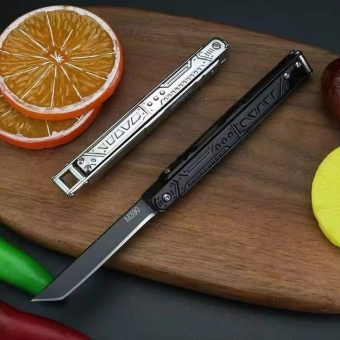 Canivete de Frutas  Aço Inoxidável Dobrável  Quebra Vidro OHEY 50012