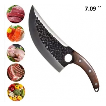 Faca Cutelo Fulltang Aço Manganês,chef,japonês,+bainha Nylon 1238 32CM