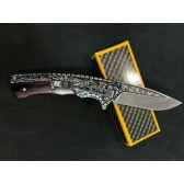 CANIVETE LUXO TRABALHADO SEMI AUTOMATICO COM CLIP - 1560