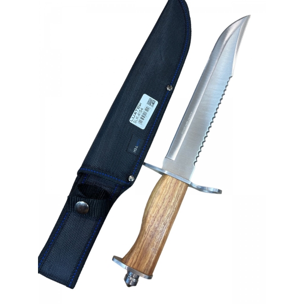 Faca Tipo Rambo C/ Quebra Vidro Com SERRA   A154