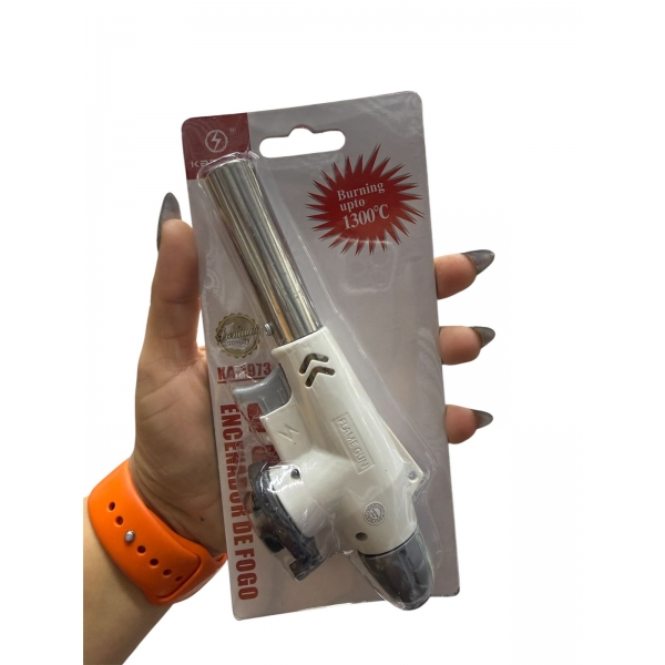 Maçarico Portátil Com Acend. Automático Culinário kapbom ka-1973 FLAME GUN