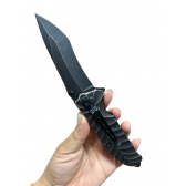 Canivete Semi Automático Preto Folha C/ Trava E Clip B52