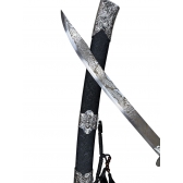 Espada Sabre Chinês Dragon Imperial - Lâmina Decorada com Bainha H56