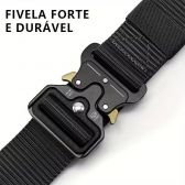 Cinto Tático Militar Com Fivela de Engate Rápido Tipo Fastem SLK-F19