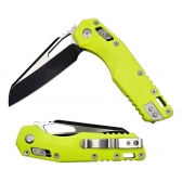 Canivete Tático Microtech Msi Ram Lok Verde Florescente Clip Verde-limão cyl 68
