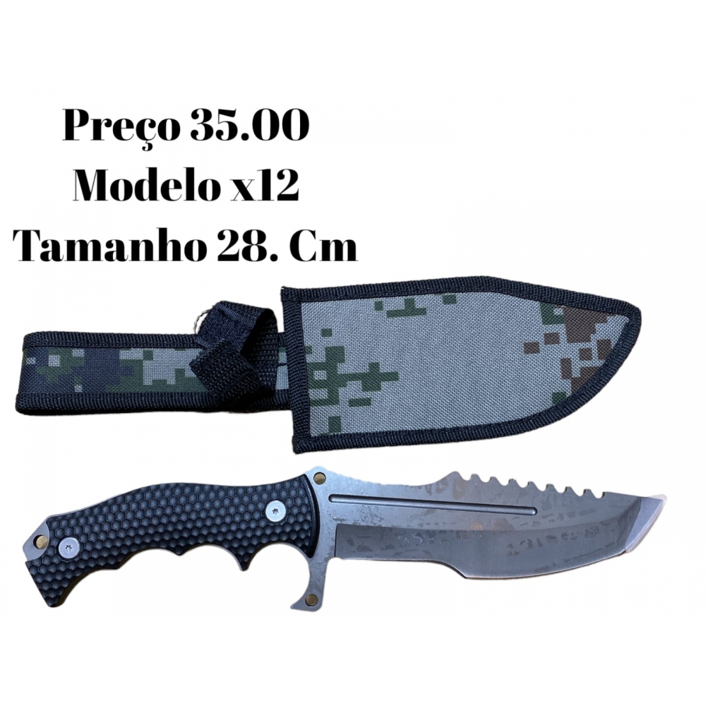 Faca Tatica Tracker Full Tang Cs: Go  X12