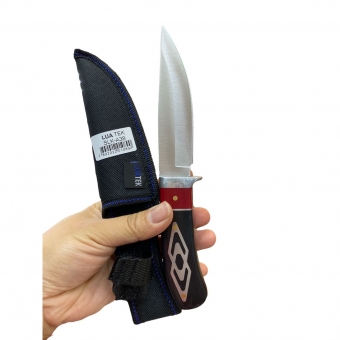 Faca Pequena  21 cm tatica ultilitaria pesca camping Aço inox Full Tang A38