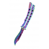 Canivete Butterfly Cs Go Trava Mola Color 0912