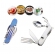 Kit Talher Canivete Inox Com Garfo Colher Saco Rolhas Portatil