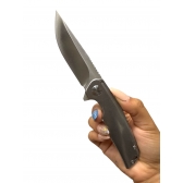 Canivete Inox Semi Automatico Com Clip cyl-89