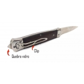 Canivete Automático Stiletto Italiano Mafia Saque Rapido F125
